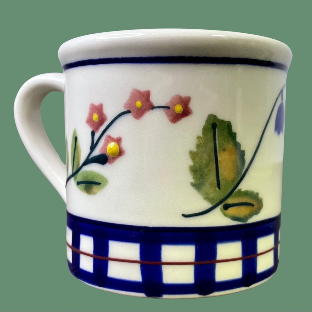 Hartstone Wildflowers Coffee Mug Plaid
